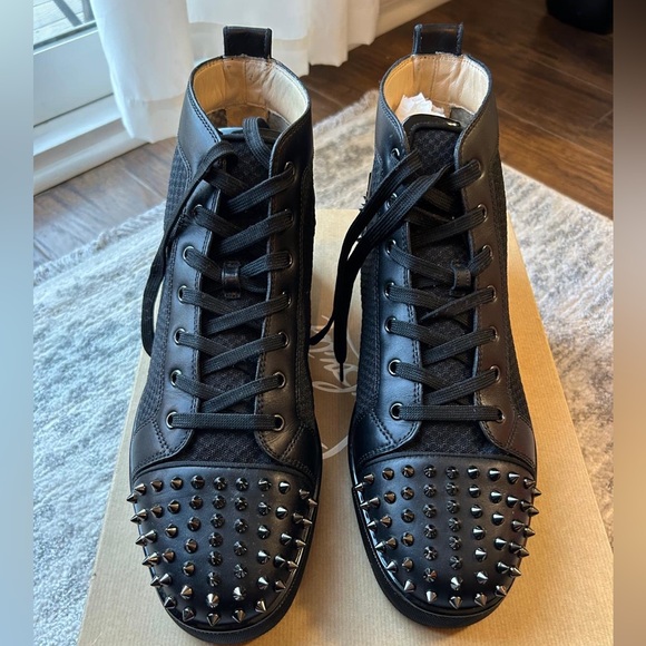 AUTHENTIC Christian Louboutin Louis Orlato Spikes - Picture 2 of 5